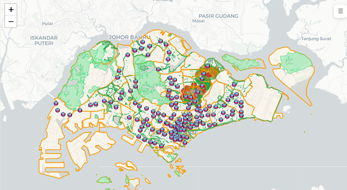District Screener map